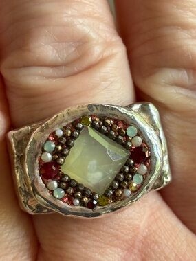 HOLD FOR HUMMINGBIRD OOAK Polki Diamond Ring NFS